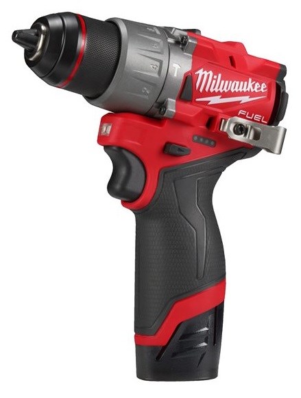MILWAUKEE M12 FPD2-202X aku príklepová vŕtačka 12 V, 2x akumulátor 2,0 Ah, nabíjačka, kufor