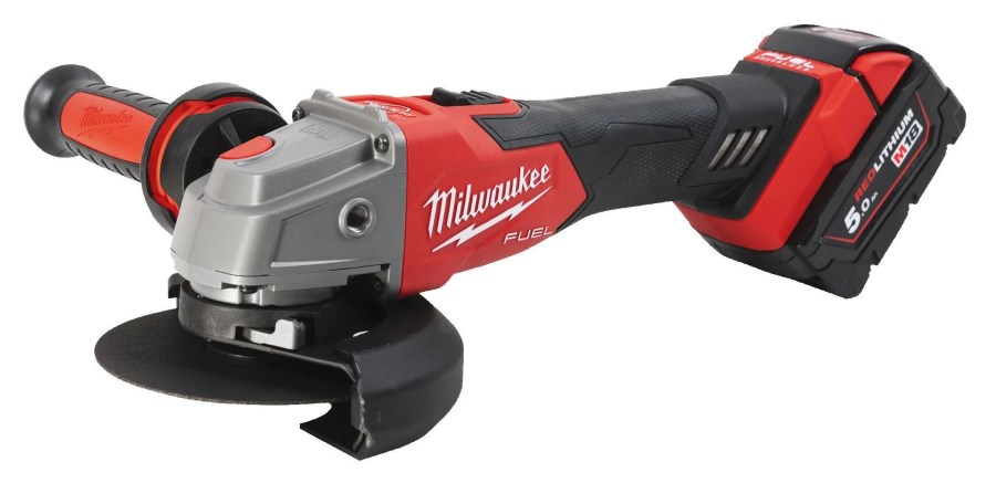 MILWAUKEE M18 FUEL FSAG125XB-502X aku uhlová brúska 125 mm, 18 V, 2x akumulátor 5,0 Ah, nabíjačka, kufor