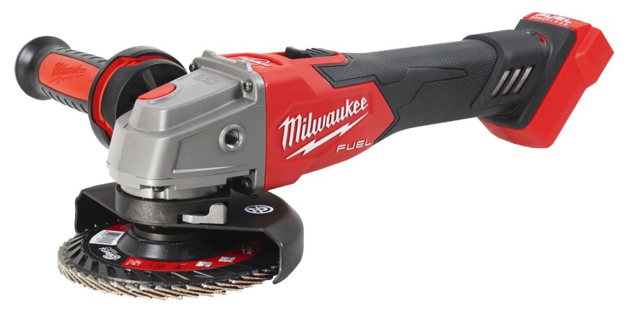 MILWAUKEE M18 FUEL aku uhlová brúska 125 mm, 18 V, bez akumulátora, bez nabíjačky, kufor