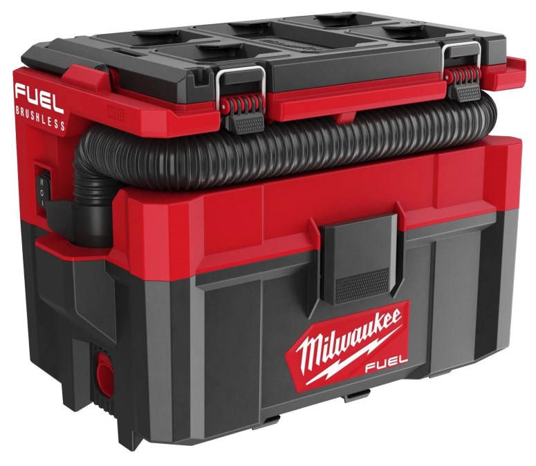 MILWAUKEE M18 FPOVCL-0 FUEL PACKOUT aku vysávač 18 V, na suché a mokré vysávanie, bez akumulátora a nabíjačky