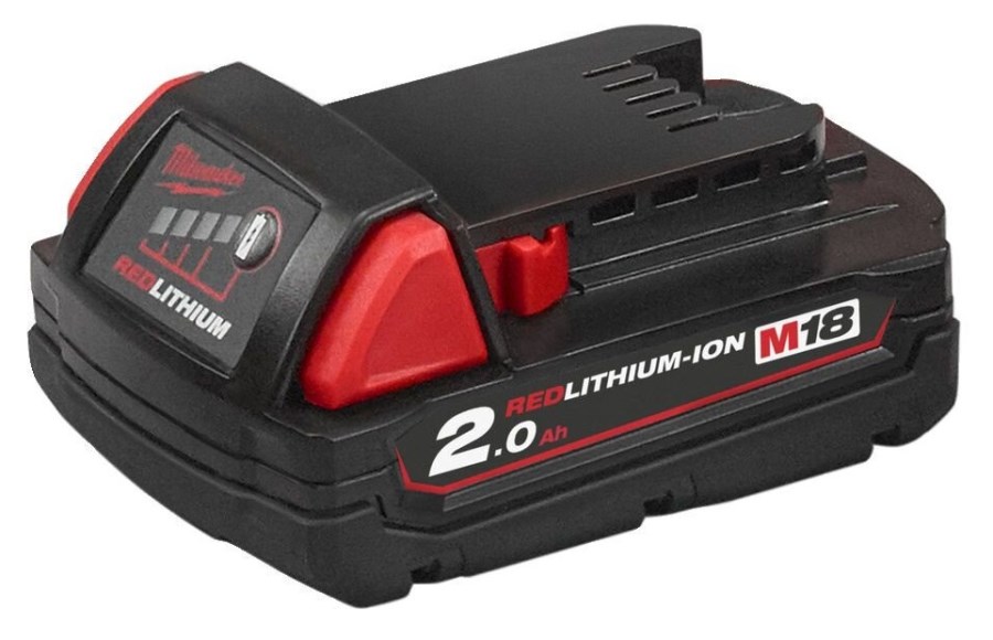 MILWAUKEE M18 CBLPD-202C aku príklepová vŕtačka 18 V, 2x akumulátor 2,0 Ah, nabíjačka, kufor