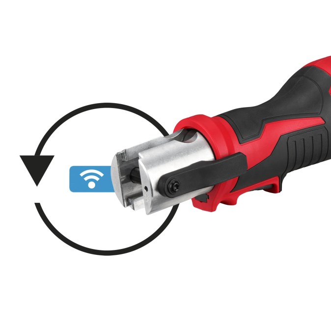 MILWAUKEE M12 ONEHPT-202C TH-SET aku radiálny lis 12-40 mm, 19 kN, 12 V, 2x akumulátor 2,0 Ah, nabíjačka, čeľuste TH 16-20-26, kufor (sada)