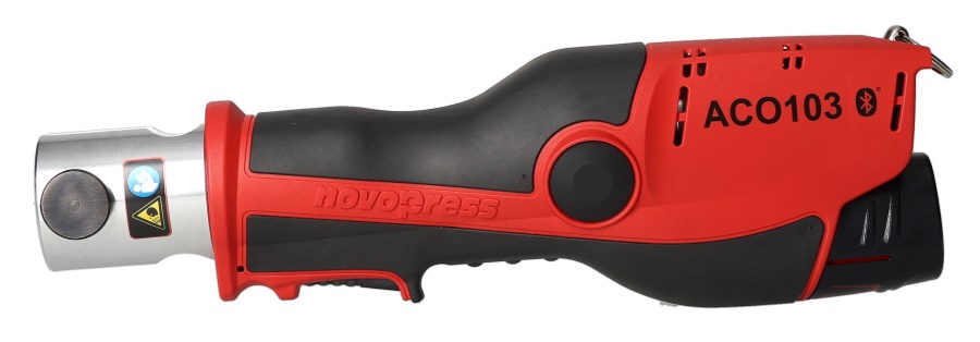 NOVOPRESS ACO103 aku radiálny lis 12-40 mm, 19 kN, 12 V, akumulátor 2,0 Ah, nabíjačka, kufor