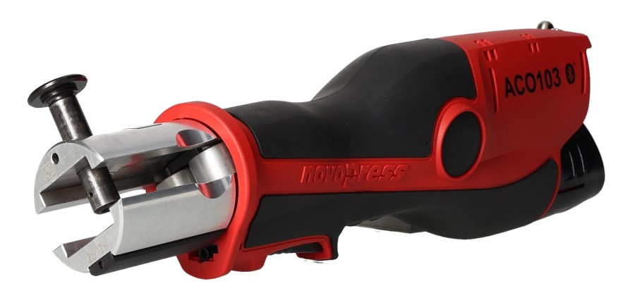 NOVOPRESS ACO103 aku radiálny lis 12-40 mm, 19 kN, 12 V, akumulátor 2,0 Ah, nabíjačka, kufor