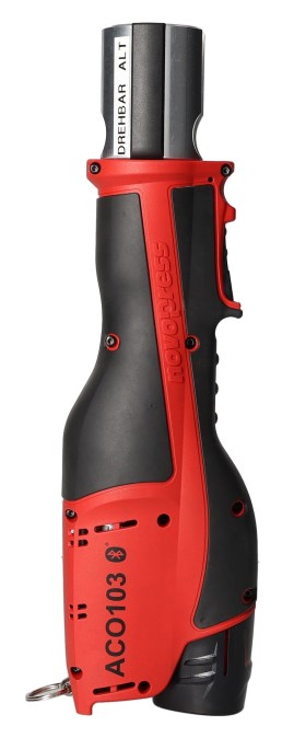 NOVOPRESS ACO103 aku radiálny lis 12-40 mm, 19 kN, 12 V, akumulátor 2,0 Ah, nabíjačka, kufor