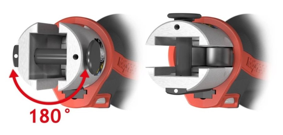 NOVOPRESS ACO103 aku radiálny lis 12-40 mm, 19 kN, 12 V, akumulátor 2,0 Ah, nabíjačka, kufor