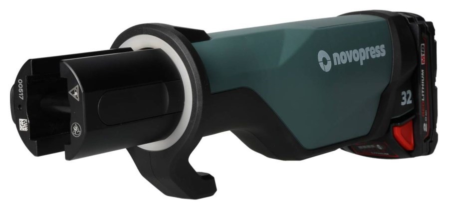 NOVOPRESS 32 aku radiálny lis 12-110 mm, 32 kN, 18 V, bez akumulátora, bez nabíjačky, kufor