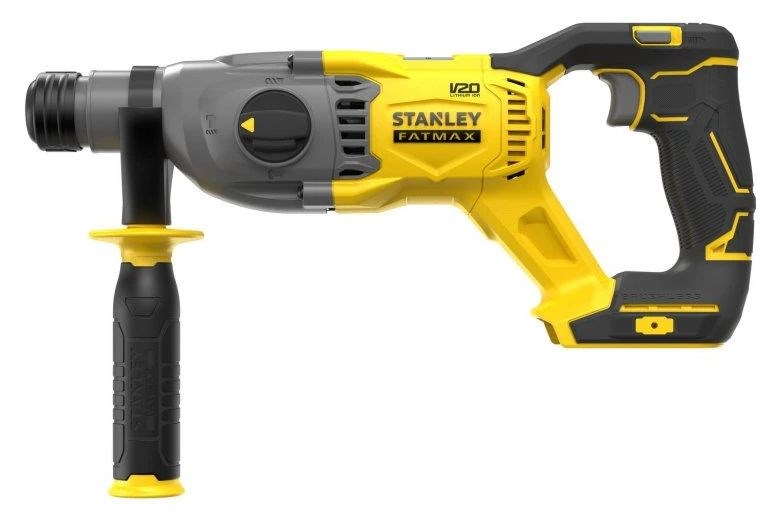 STANLEY FATMAX V20 kombi kladivo 2,0 J, 18 V, SDS-Plus, 2x akumulátor 4,0 Ah, nabíjačka, kufor