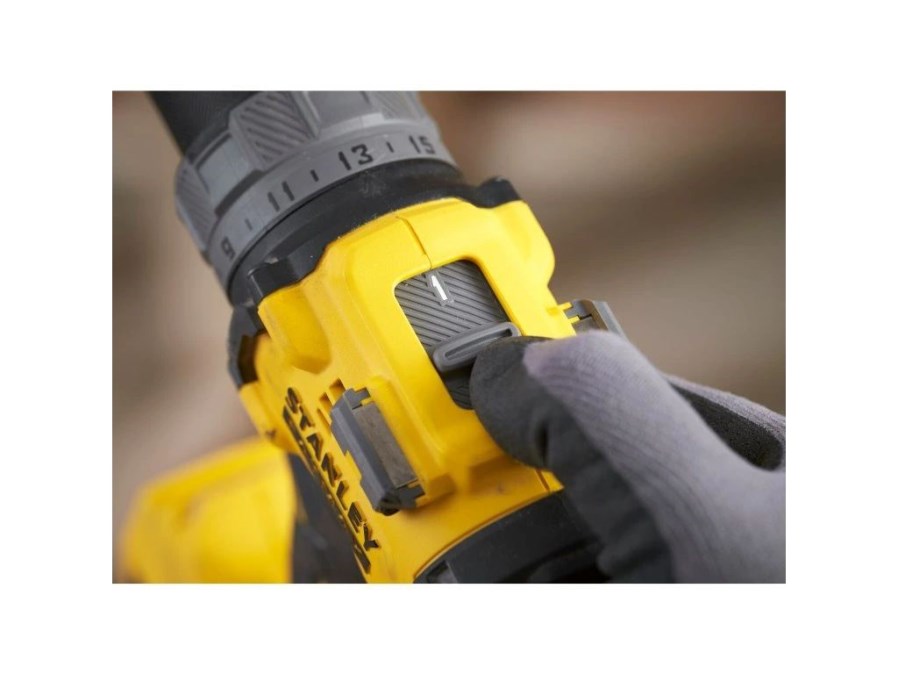 STANLEY FATMAX V20 SFMCD726D2K aku príklepová vŕtačka 18 V, 2x akumulátor 2,0 Ah, nabíjačka, kufor