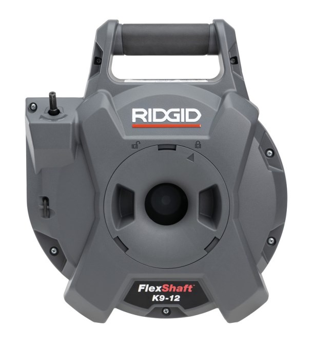 RIDGID FLEXSHAFT K9-12 SET elektrický prístroj na čistenie rúrok 32-50 mm, kábel 6 mm, 9 m, bez hnacieho náradia, súprava príslušenstva