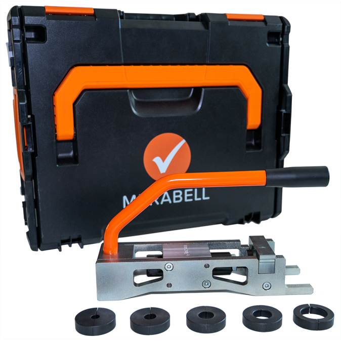 MERABELL M0303 ručný pákový lis DN8-DN25, čeľuste DN8-DN12-DN15-DN20-DN25, kufor