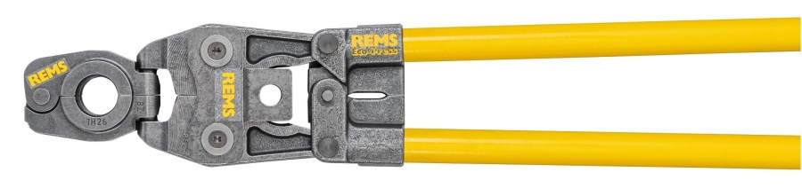 REMS ECO-PRESS ručný radiálny lis 10–26 mm, s aretovateľným koncovým dorazom