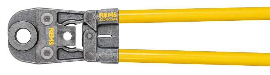 REMS ECO-PRESS ručný radiálny lis 10–26 mm, s aretovateľným koncovým dorazom