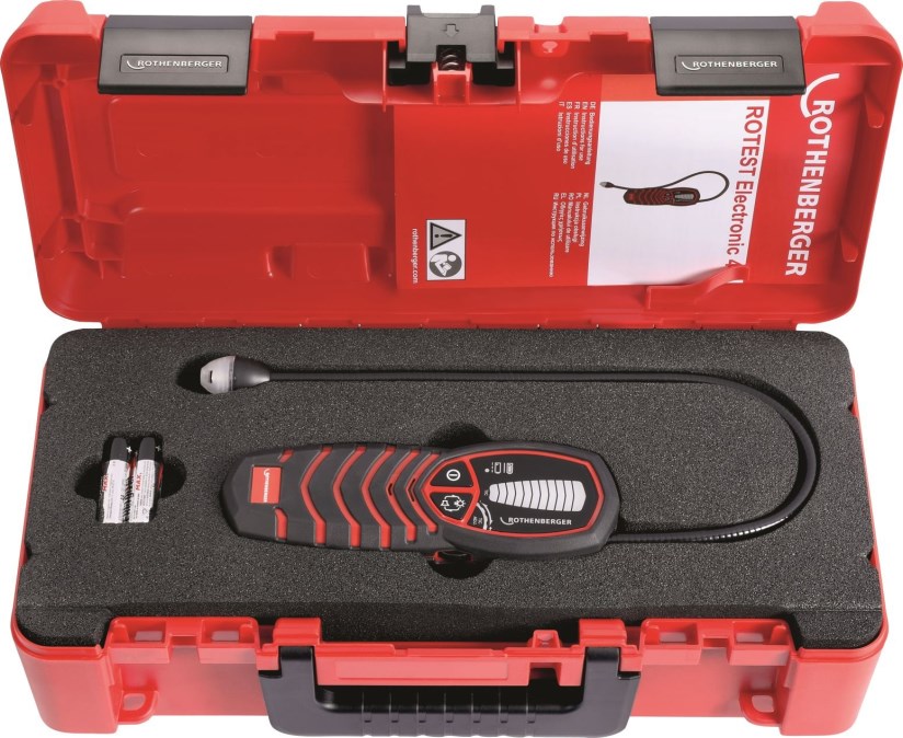 ROTHENBERGER ROTEST ELECTRONIC 4 prístroj 390x190x120mm, set, na lokalizáciu úniku plynu