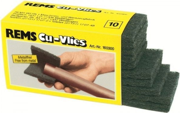 REMS CU VLIES žinka čistiaca, nekovová, set 10ks, pre čistenie spájkovacích plôch