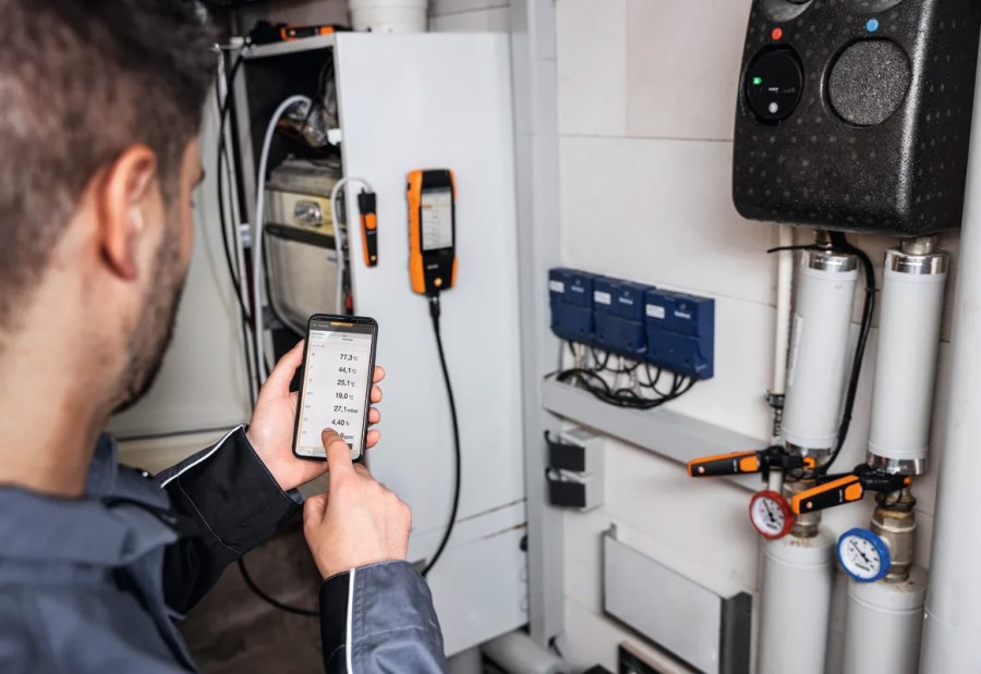 TESTO 300 LONGLIFE set 2, analyzátor spalín O2, CO s kompenzáciou H2 až do 30000ppm, NO-možnosť