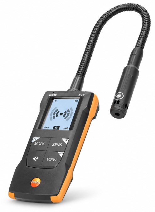 TESTO 514 detektor úniku chladiva, 3x AA, s ohybnou sondou