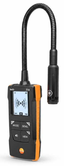 TESTO 514 detektor úniku chladiva, 3x AA, s ohybnou sondou