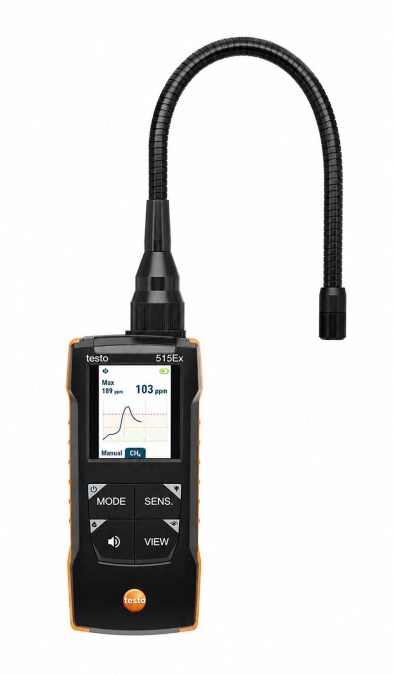 TESTO 515 EX detektor úniku chladiva a horľavých plynov 1 ppm, puzdro