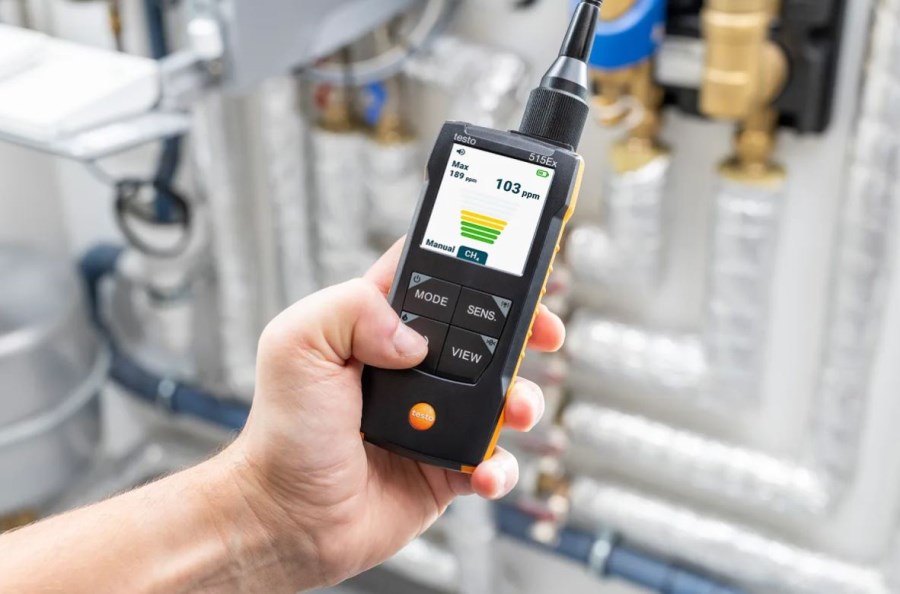 TESTO 515 EX detektor úniku chladiva a horľavých plynov 1 ppm, puzdro