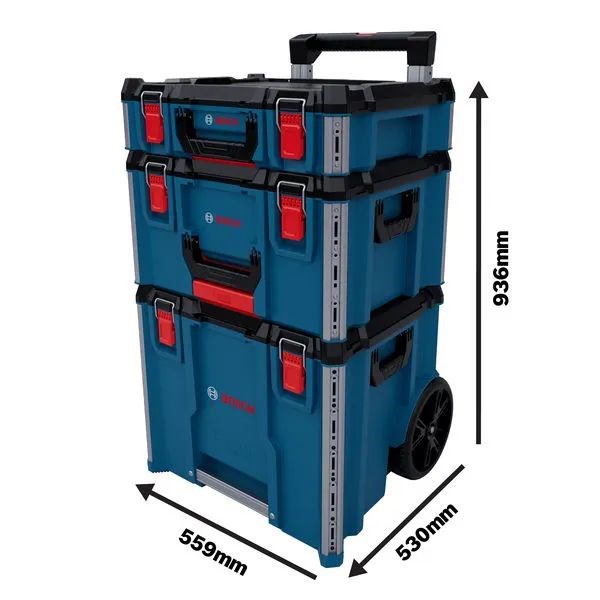 BOSCH L-BOXX CONTRACTOR DRAWER 3 box na náradie 43x48x56 cm, 3 zásuvky