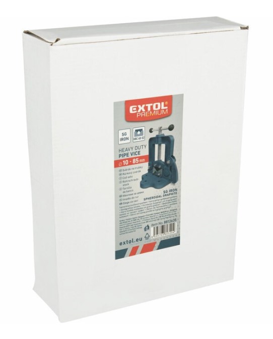 EXTOL PREMIUM zverák na rúrky 10-85mm, výklopný