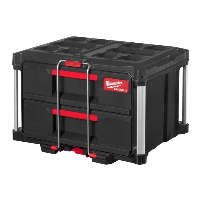 MILWAUKEE PACKOUT box na náradie 36x56x41 cm, 2 zásuvky