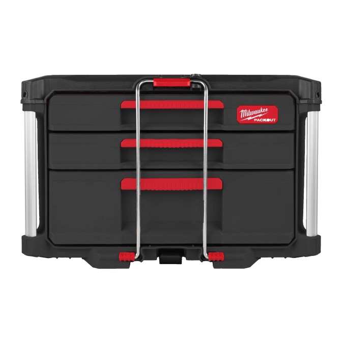 MILWAUKEE PACKOUT box na náradie 36x56x41 cm, 2+1 zásuvka