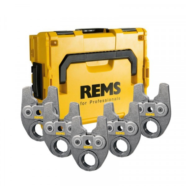 REMS set lisovacích čeľustí Mini 15-18-22-28-35mm, v kufri L-Boxx