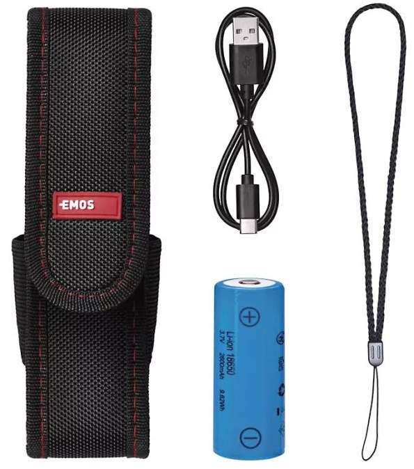 EMOS CREE LED ULTIBRIGHT 90 kovové svietidlo 1200lm, nabíjacie
