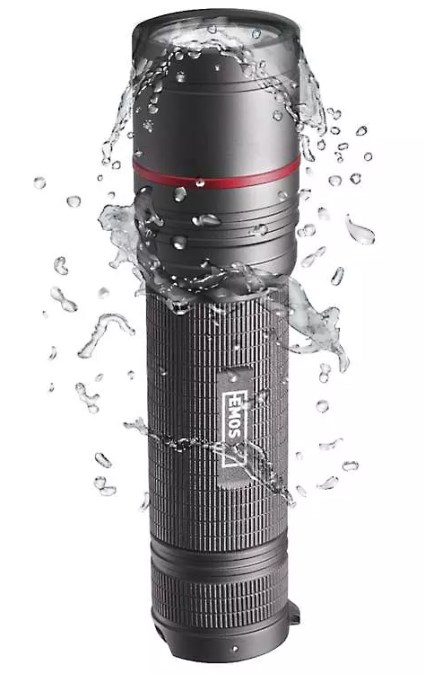 EMOS CREE LED ULTIBRIGHT 90 kovové svietidlo 1200lm, nabíjacie