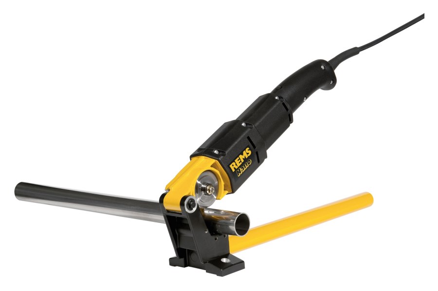 REMS NANO elektrický rezák kovových a plastových trubiek 10-40 mm, 130 W, s ihlovými ložiskami, bez rezného kolieska, taška