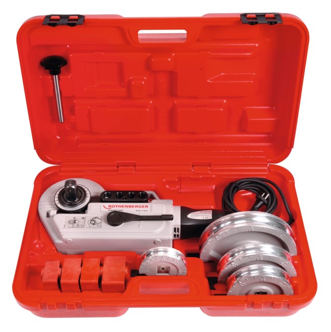 ROTHENBERGER ROBEND 4000 elektrická ohýbačka 12-35 mm, do 180°, 1010 W, segmenty 15-18-22-28-32-35 mm, kufor