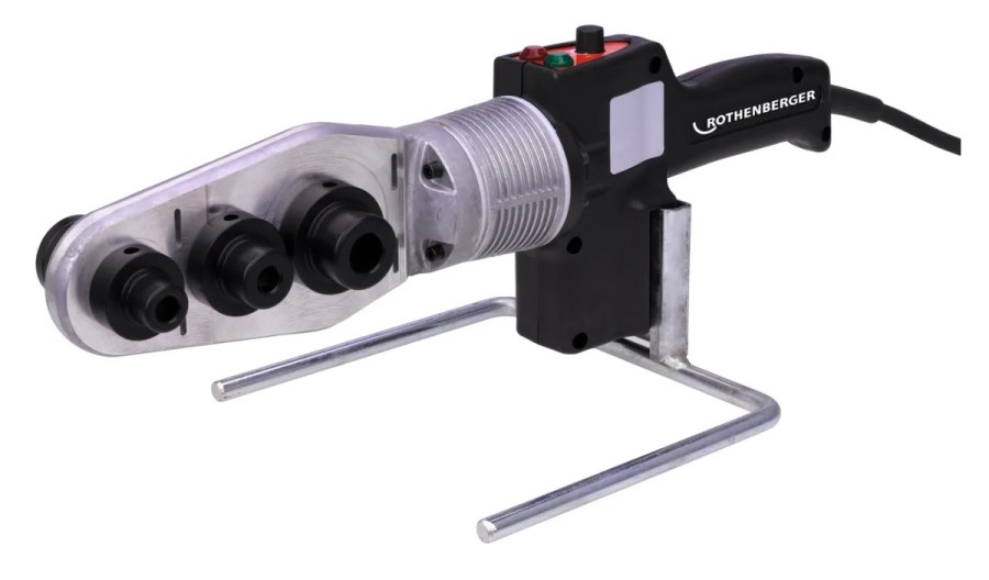 ROTHENBERGER ROWELD P 63 S-6 SET polyfúzna ručná zváračka 20-63 mm, 800 W, nožová, termostatická regulácia, nástavce 20-25-32 mm, kufor