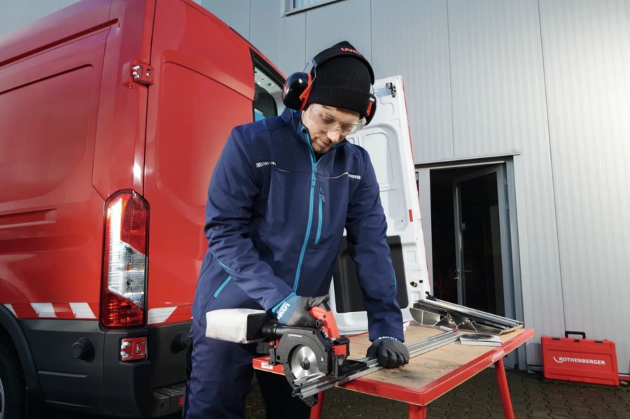 ROTHENBERGER PIPECUT MINI aku kotúčová píla 20-110 mm, 18 V, akumulátor 4,0 Ah, nabíjačka, kufor, príslušenstvo