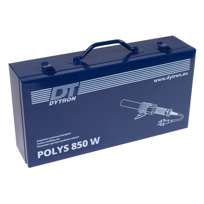DYTRON EUROPE POLYS P-4b TW PLUS polyfúzna ručná zváračka 16-63 mm, 650 W, nožová, nástavce 16-20-25-32-40-50-63 mm, kufor