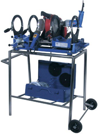 DYTRON EUROPE ST 160 zvárací stroj 40-160 mm, 630/1200 W, pre čelné i polyfúzne zváranie, vložky, nástavce, stolík
