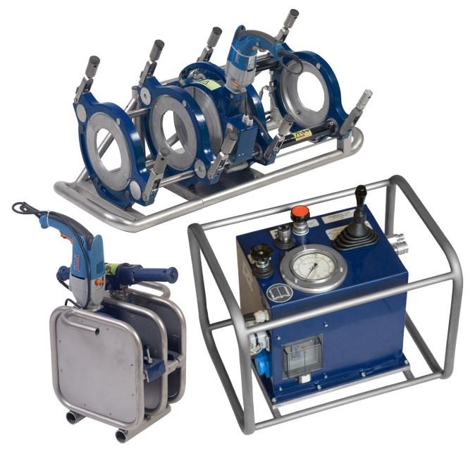 DYTRON EUROPE STH 250 Classic hydraulický zvárací stroj 75-250 mm, 230 V, s príslušenstvom