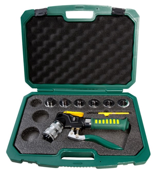 REFCO HY-EX-7 ručný rozširovač rúrok 6-42 mm, hydraulický, pre mäkké medené a hliníkové rúrky, v kufri