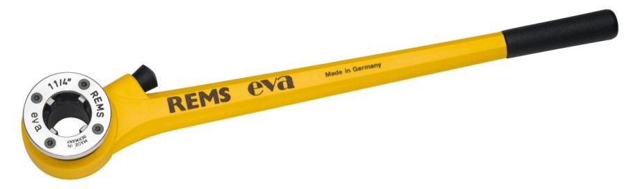 REMS EVA ručný závitorez 1/8"-2", závitorezné hlavy 1/2"-3/4"-1"-1 1/4", kufor
