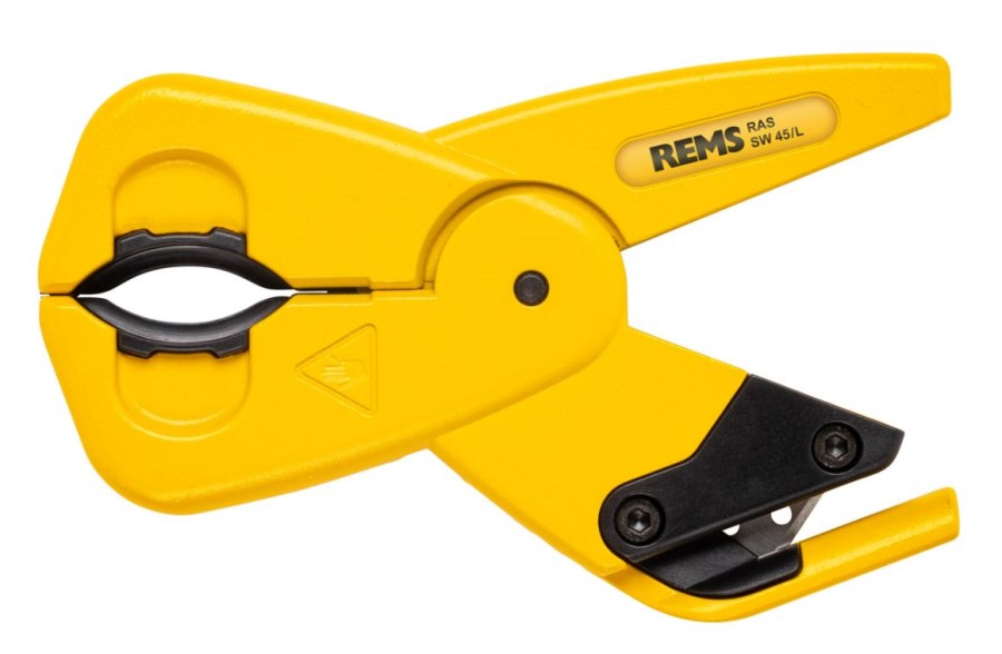 REMS RAS P/SW 45/L rezák na plastové rúrky do 45 mm, s pozdĺžnym rozrezávaním, s 3 čepeľami
