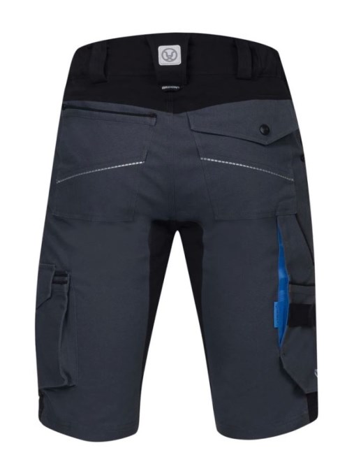 CONCEPT 4XSTRETCH montérkové kraťasy 62, tmavo šedá/čierna
