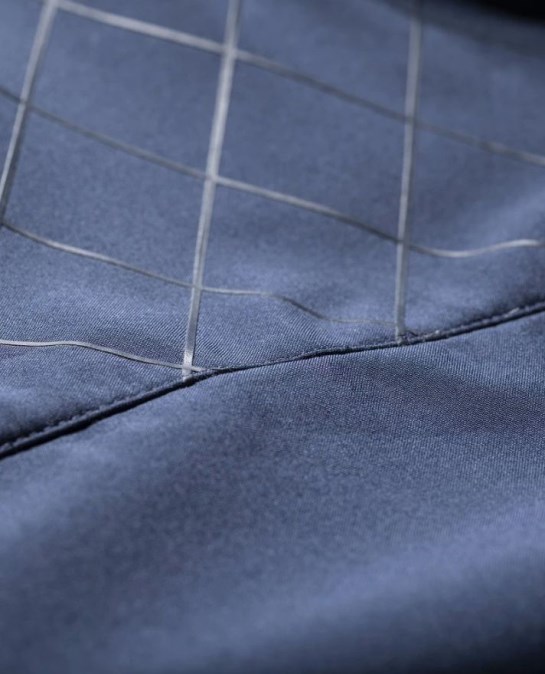 CONCEPT VISION zimná bunda s kapucňou softshell M, tmavo modrá