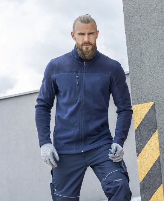 CONCEPT MICHAEL mikina fleece L, tmavo modrá