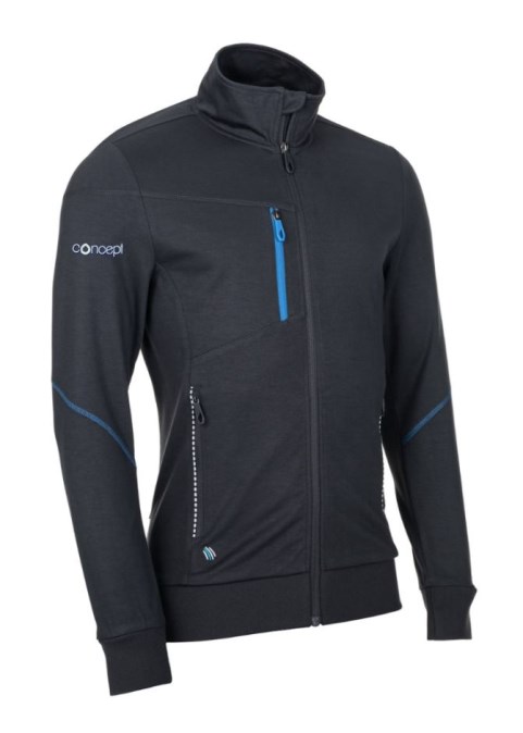 CONCEPT CITYCONIC mikina 2XL, tmavo šedá