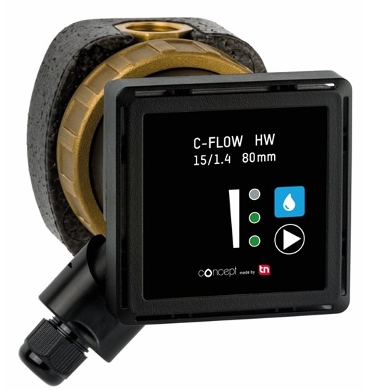 CONCEPT C-FLOW HW 15/1.4 mokrobežné cirkulačné čerpadlo, 0,6 m3/h, 80 mm