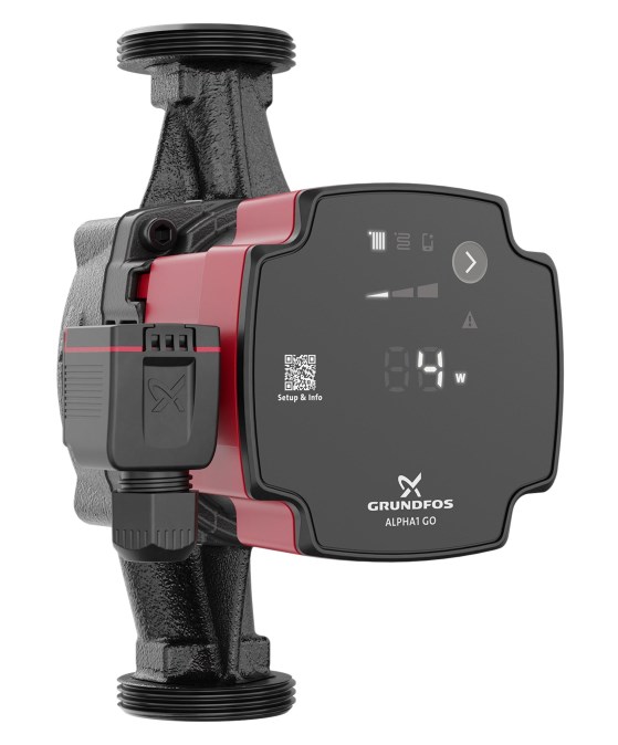 GRUNDFOS ALPHA1 GO 25-60 mokrobežné obehové čerpadlo 3,6 m3/h, 180 mm