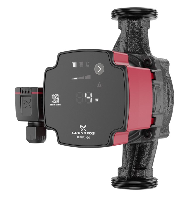 GRUNDFOS ALPHA1 GO 25-60 mokrobežné obehové čerpadlo 3,6 m3/h, 180 mm