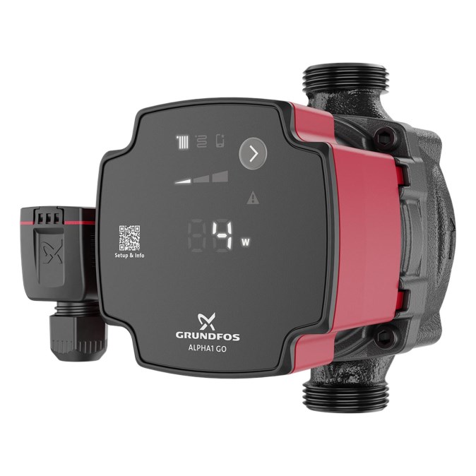 GRUNDFOS ALPHA1 GO 15-40 mokrobežné obehové čerpadlo 2,8 m3/h, 130 mm