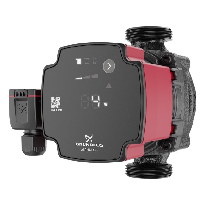 GRUNDFOS ALPHA1 GO 25-40 mokrobežné obehové čerpadlo 2,8 m3/h, 130 mm